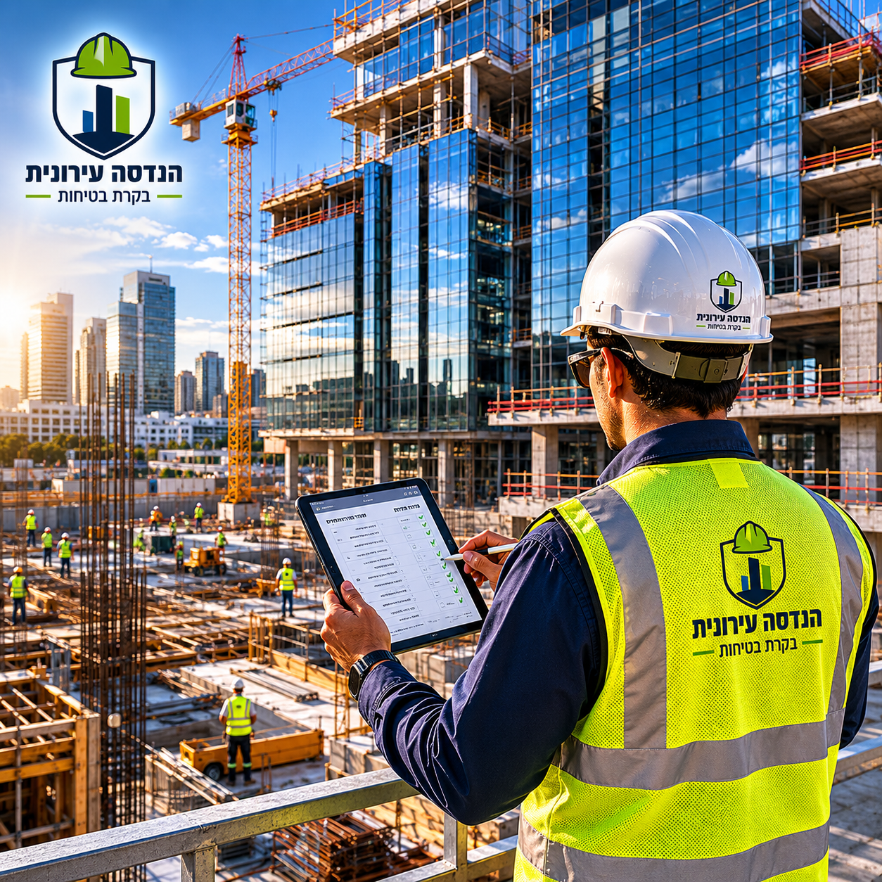 בקר בטיחות בפרויקט מסחר ומשרדים