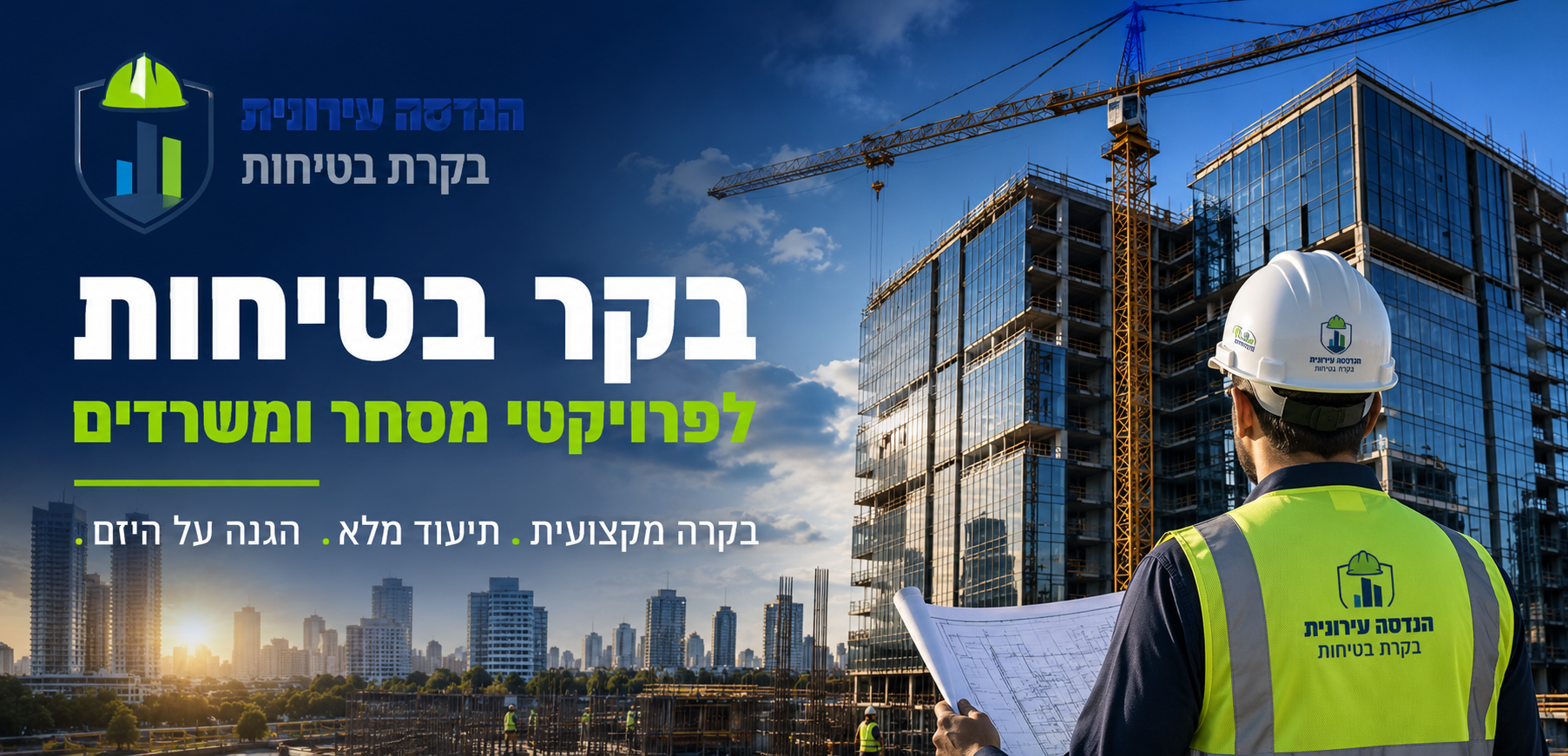 בקר בטיחות לפרויקטי מסחר ומשרדים — הנדסה עירונית