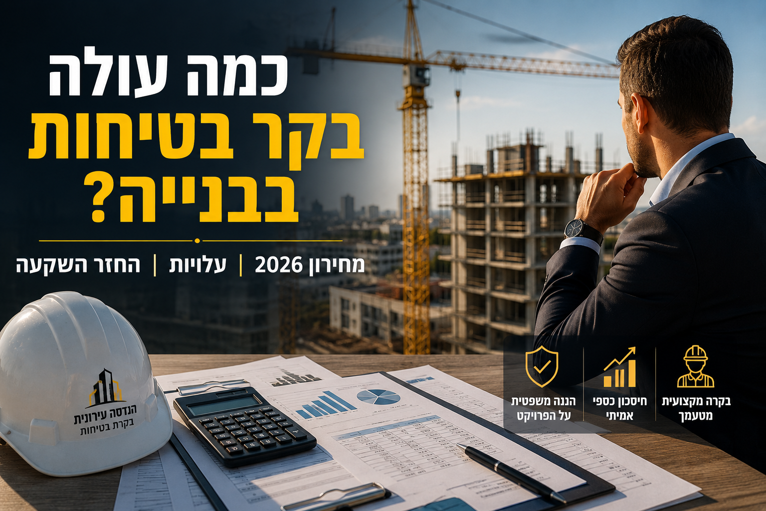 כמה עולה בקר בטיחות מחירון 2026